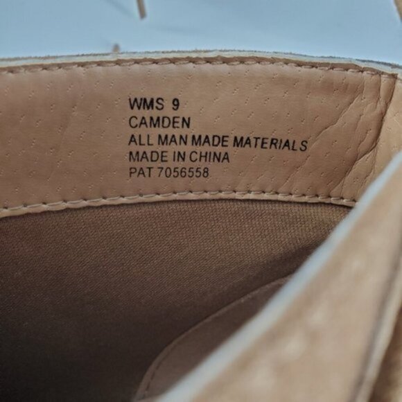 New Direction Women 9 Camden Medium Brown Faux Suede Wedge Lace Up Ankle Booties - Picture 3 of 9